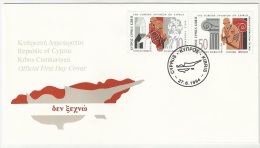 Cyprus 1994 FDC - Brieven En Documenten