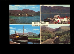 FORT WILLIAM Inverness Shire : The Land Of Lochaber Pier Glen Nevis Ben Nevis From Corpach Benavie - Inverness-shire