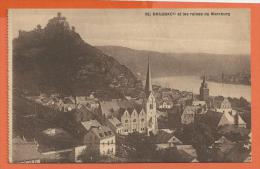 J381, Braubach Et Les Ruines Du Marxburg, 33, Circulée 1926 Sous Enveloppe - Braubach