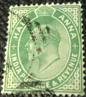 India 1906 King Edward VII 0.5a - Used - 1902-11 King Edward VII