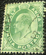 India 1902 King Edward VII 0.5a - Used - 1902-11 King Edward VII