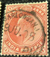 India 1902 King Edward VII 1a - Used - 1902-11  Edward VII