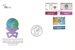 Turkey; FDC 2012 Regular Postage Stamps - FDC