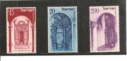 Israel. Nº Yvert  68-70 (MH/*) - Unused Stamps (without Tabs)