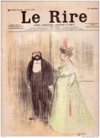 Delcampe - REVUE LE RIRE - FEVRIER 1899 - N° 222 - LES CONTEMPORAINS N° IV  - COQUELIN CADET - ILLUSTREE PAR FORAIN, CAPPIELLO - Revistas - Antes 1900