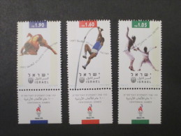 ISRAEL 1996 ATLANTA OLYMPIC GAMES MINT TAB  STAMPS - Unused Stamps (with Tabs)