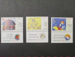 ISRAEL 1995 CHILDRENS BOOKS  MINT TAB  STAMP - Unused Stamps (with Tabs)