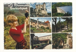 Cp, Région, Rhône Alpes, Le Roannais, Multi-Vues, écrite 1971 - Rhône-Alpes