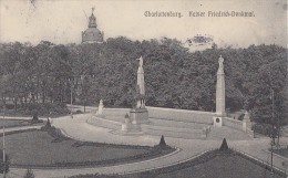 AK Kaiser - Friedrich - Denkmal Gelaufen 21.8.13 - Charlottenburg