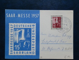 50/608  CP  1957 - Storia Postale