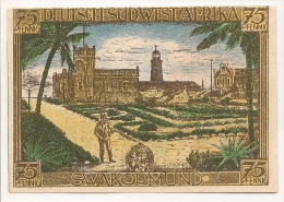 ALLEMAGNE / GERMANY - DEUTSCH SUDWEST AFRIKA  KOLONY - 75 PFENNIG 1922 / SERIE A - Deutsch-Suedwestafrika