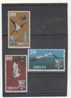 TAIWAN 1963 YT N° 434-35-36 Neufs** - Unused Stamps