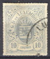 Luxemburg Luxembourg 1859, Coat Of Arms (o), Used - 1859-1880 Armoiries