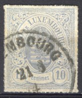 Luxemburg Luxembourg 1859, Coat Of Arms (o), Used - 1859-1880 Wapenschild