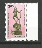 India - 1982 - Festival Of India In UK - (  Statue - Kalia Mardan )  - MNH. - Nuevos