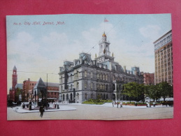 - Michigan > Detroit    City Hall Ca 1910 Not Mailed     Ref 1008 - Detroit