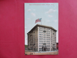 Michigan > Detroit -- New Pontchartrain Hotel  1909 Cancel      Ref 1008 - Detroit