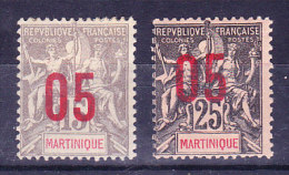 MARTINIQUE N°78 Et 79  Neufs Charniere - Neufs