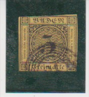 Baden Scott # 2 Used 1852 Catalogue $16.00 - Oblitérés