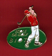 28940-pin's école De Golf Biot. . - Golf