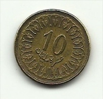 1997 - Tunisia 10 Millim, - Tunesië