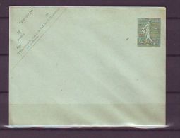 FRANCE. LETTRE. ENTIER POSTAL. ENVELOPPE. SEMEUSE. - Enveloppes Types Et TSC (avant 1995)