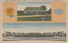 South Carolina Summerton Lord Clarendon Cottage Court U S 301 ! Mile South Of Summerton - Sonstige & Ohne Zuordnung