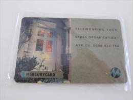 U.K Mercury GPT Magnetic Phonecard,mint In Blister - Mercury Communications & Paytelco