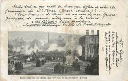 SAINT PIERRE ET MIQUELON INCENDIE DE LA NUIT DU 1 ET 2 NOVEMBRE 1902 - Saint Pierre And Miquelon