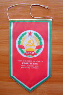 1960s Lithuania Physical Education And Sport Committee Pennant - Sonstige & Ohne Zuordnung