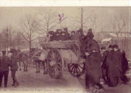 Paris   Inondations De 1910   Pauvres Gens   Attelage Cheval - Paris Flood, 1910