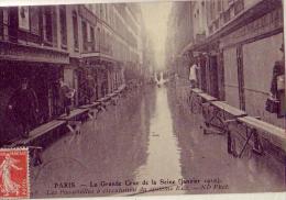 Paris   Inondations De 1910   Passerelles De Ciculation Système Eno - Paris Flood, 1910