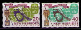 NEW HEBRIDES 1966 - COPA DEL MUNDO DE FUTBOL ENGLAND'66 - YVERT Nº 237-238 - 1966 – Inglaterra