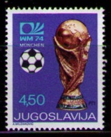 YUGOSLAVIA 1974 - COPA DEL MUNDO DE FUTBOL EN MUNICH - YVERT Nº 1452 - Neufs