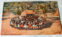 CPA FIJI -FIJI- MEKE MEKE NATIONAL DANCE  -TRUCK POST CARD - Fidji