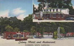 South Carolina Florence Colony Motel And Restaurant - Florence