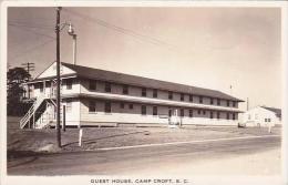 South Carolina Camp Croft Guest House Real Photo RPPC - Altri & Non Classificati