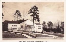 South Carolina Camp Croft Main Post Exchange Real Photo RPPC - Autres & Non Classés