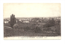 Cp, 33, Cadilla-sur-Dordogne, Vue Générale, Voyagée 1918 - Cadillac
