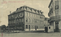 Knokke :  L'Hotel De Bruges Et L'Hotel Du Cygne    -  Written 1908 With Stamp  (  SUGG Gent Serie 2 Nr 30 ) - Knokke