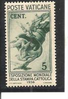 Vaticano Yvert Nº 72 (MH/*) - Neufs