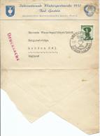 1952 Special Envelope And Postmark Shown Opened Out Addressed To Harrods London England - Brieven En Documenten