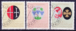 LIECHTENSTEIN - Michel - 1971 - Nr 548/50 - Gest/Obl/Us - Oblitérés