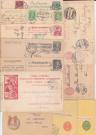 SUISSE - 11 ENTIERS POSTAUX Dont 1 CARTE De SERVICE CHEMINS DE FER + 3 BANDES JOURNAUX - Stamped Stationery