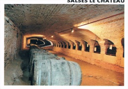 Château De SALSES Ecuries Royales, Chai De Vieillissement Des Cuvées "Roc Du Gouverneur" De La Coopérative Des Vins Fins - Salses