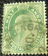 India 1906 King Edward VII 0.5a - Used - 1902-11  Edward VII