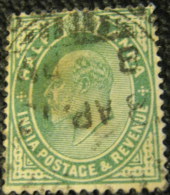 India 1906 King Edward VII 0.5a - Used - 1902-11  Edward VII