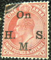 India 1906 King Edward VII 1a Service - Used - 1902-11 King Edward VII