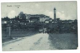 CARTOLINA -   AZEGLIO - PANORAMA - ANIMATA  -  VIAGGIATA NEL 1925 - ANNULLO ALPIANO D'IVREA - Multi-vues, Vues Panoramiques