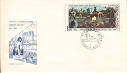 Czechoslovakia FDC Scott #1619 1.60k Peace By Ladislav Guderna - FDC